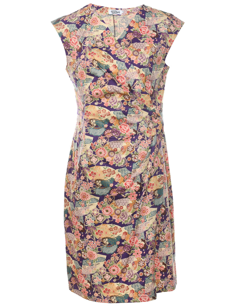 Floral Print Dress - M
