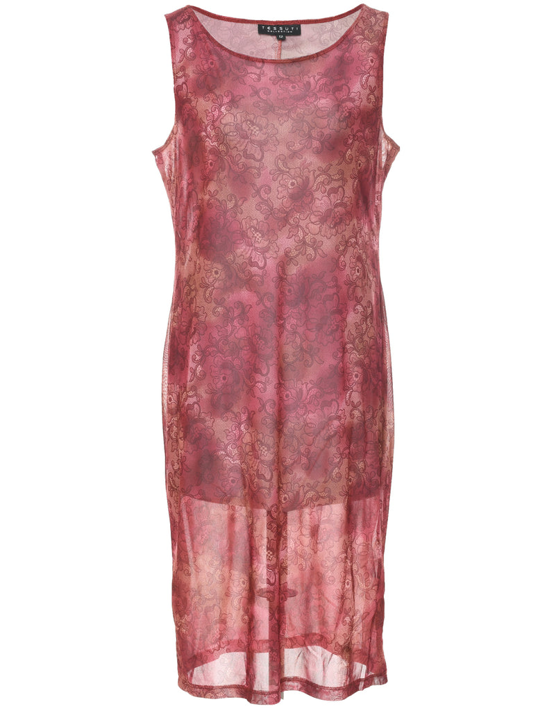 Floral Print Dress - M