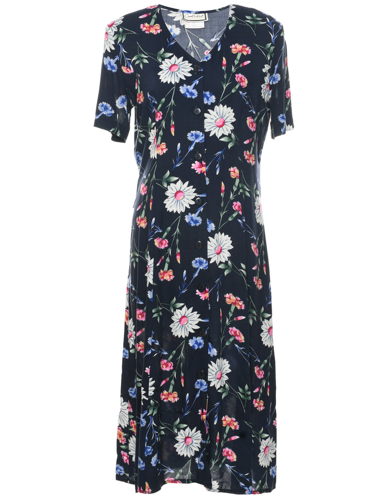 Floral Print Dress - M