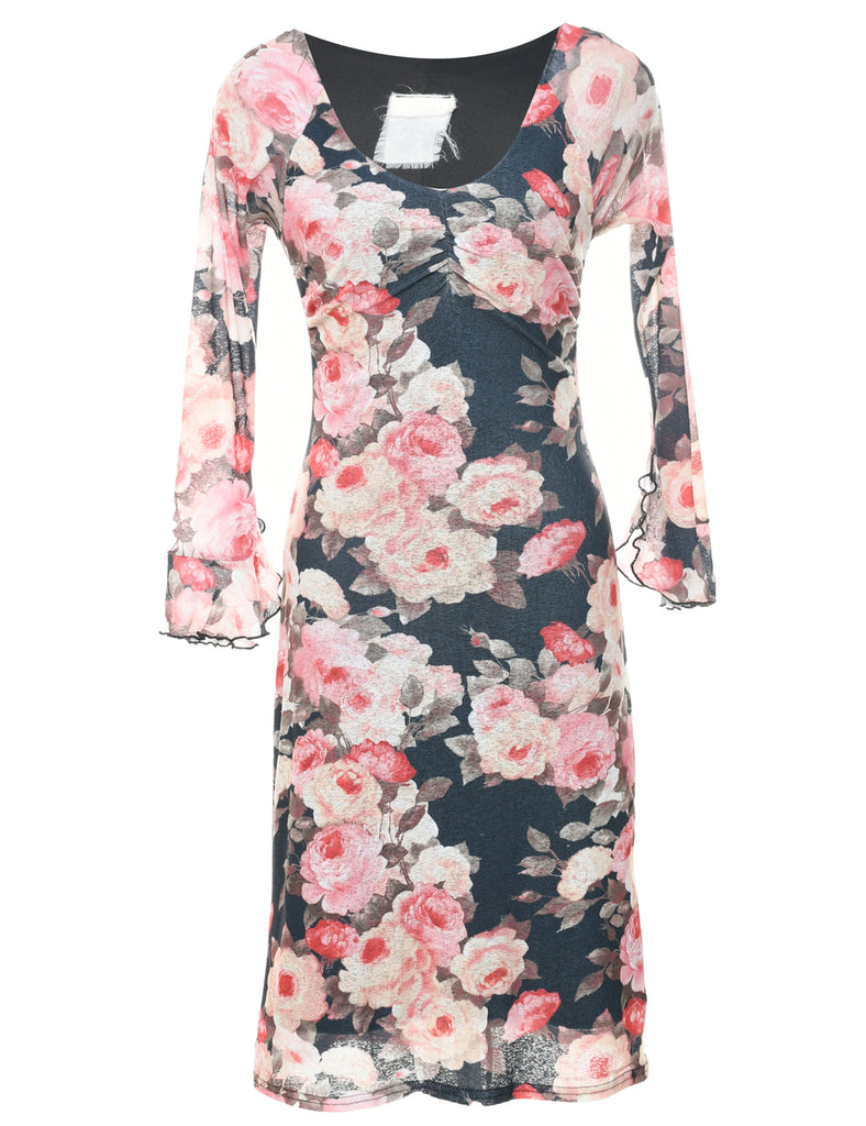 Floral Print Dress - XS