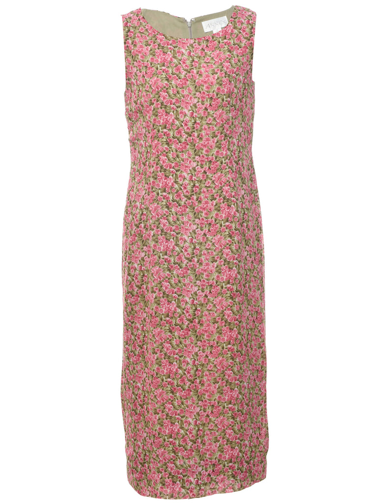 Floral Print Dress - M