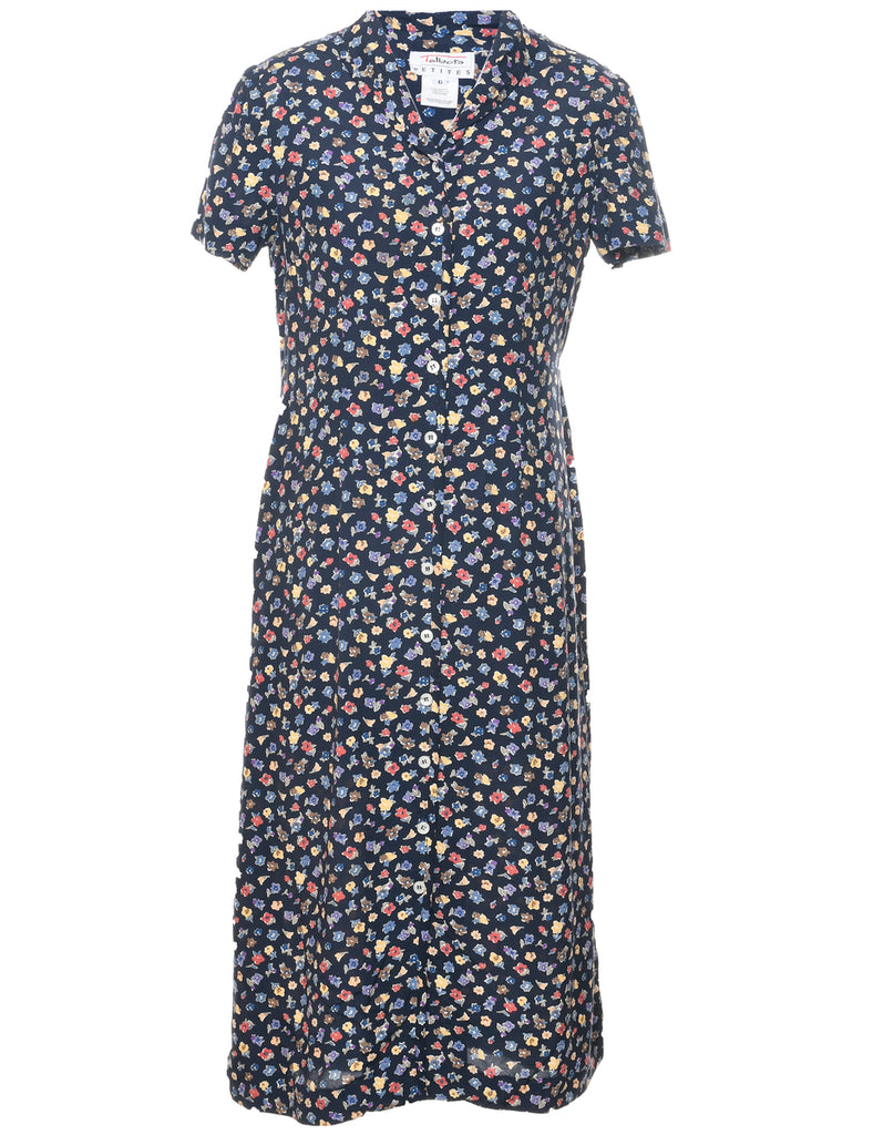 Floral Print Dress - M