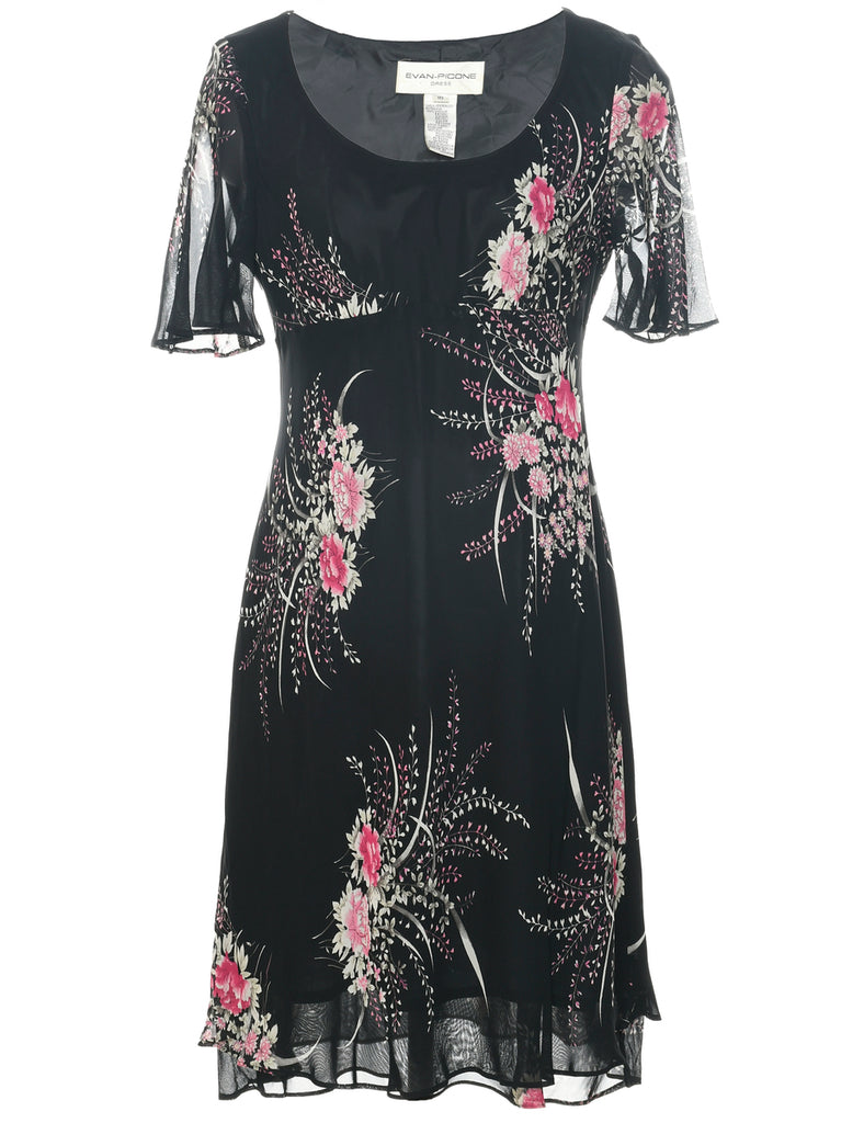 Floral Print Dress - M