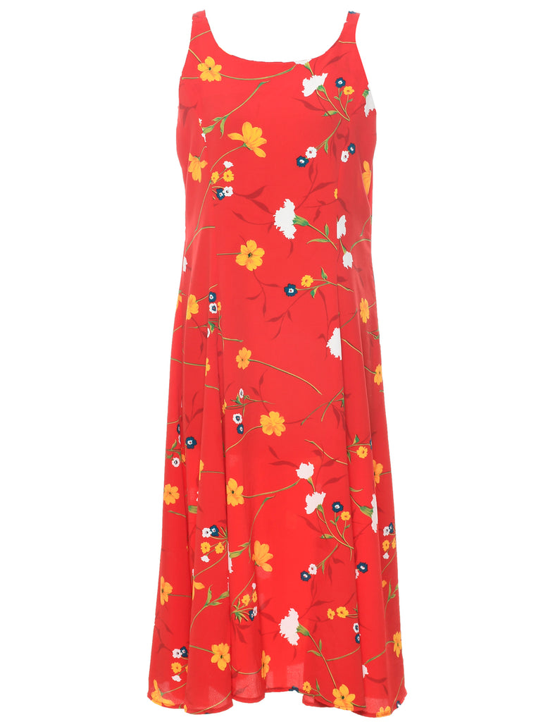 Floral Print Dress - M