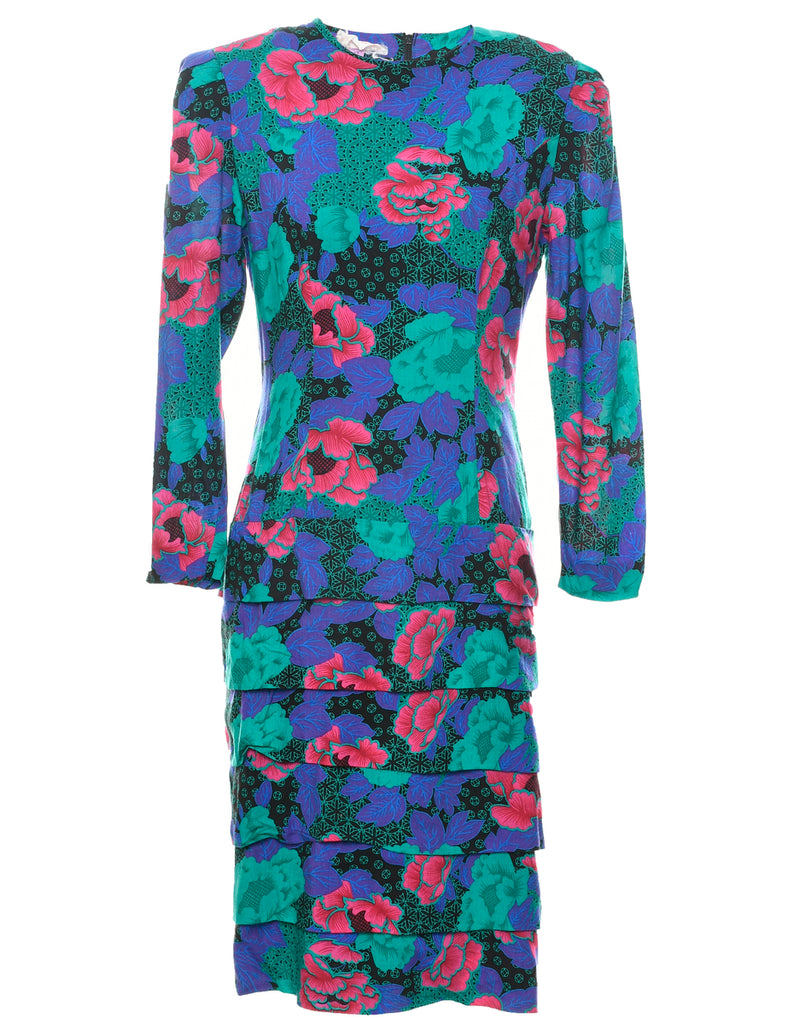 Floral Print Dress - M