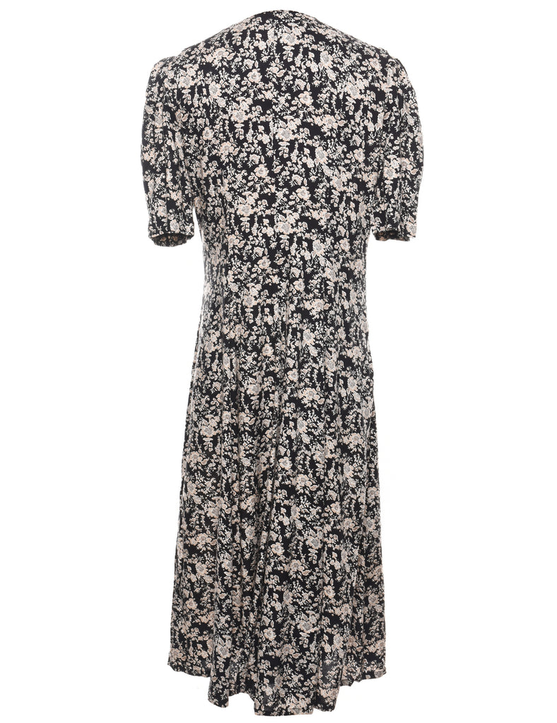 Floral Print Dress - M