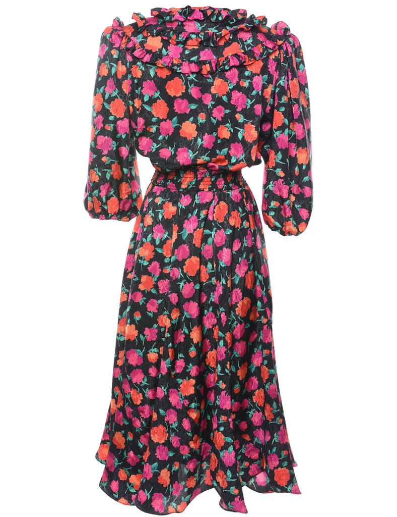 Floral Print Dress - M