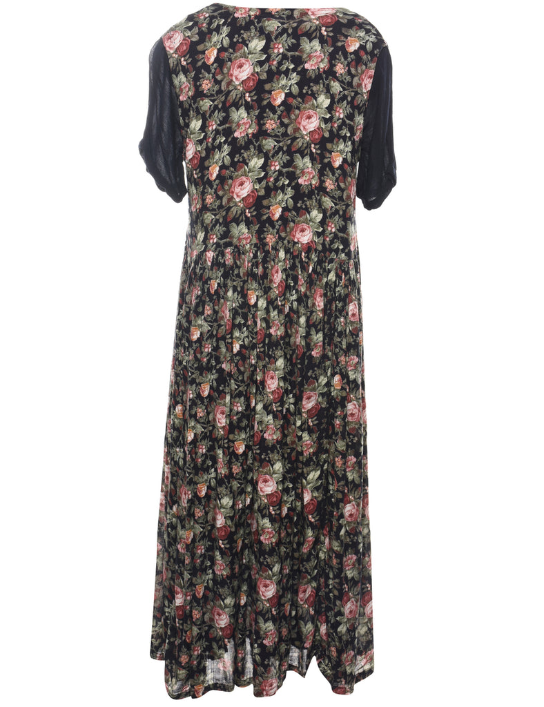 Floral Print Dress - M