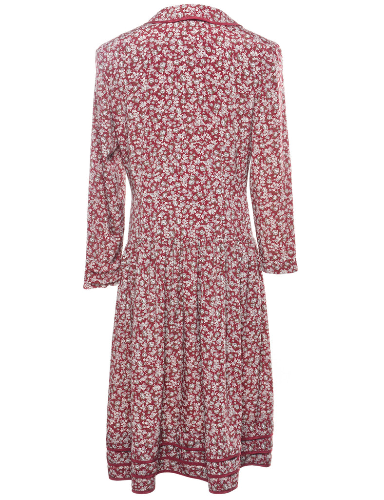 Floral Print Dress - L