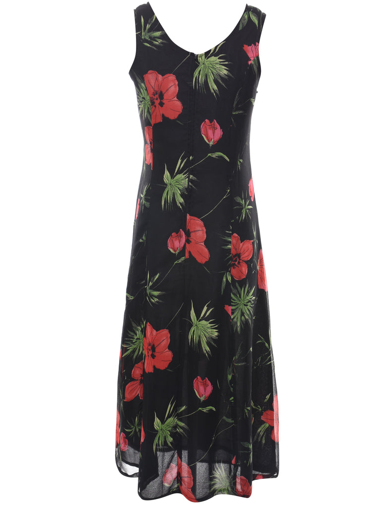 Floral Print Dress - M