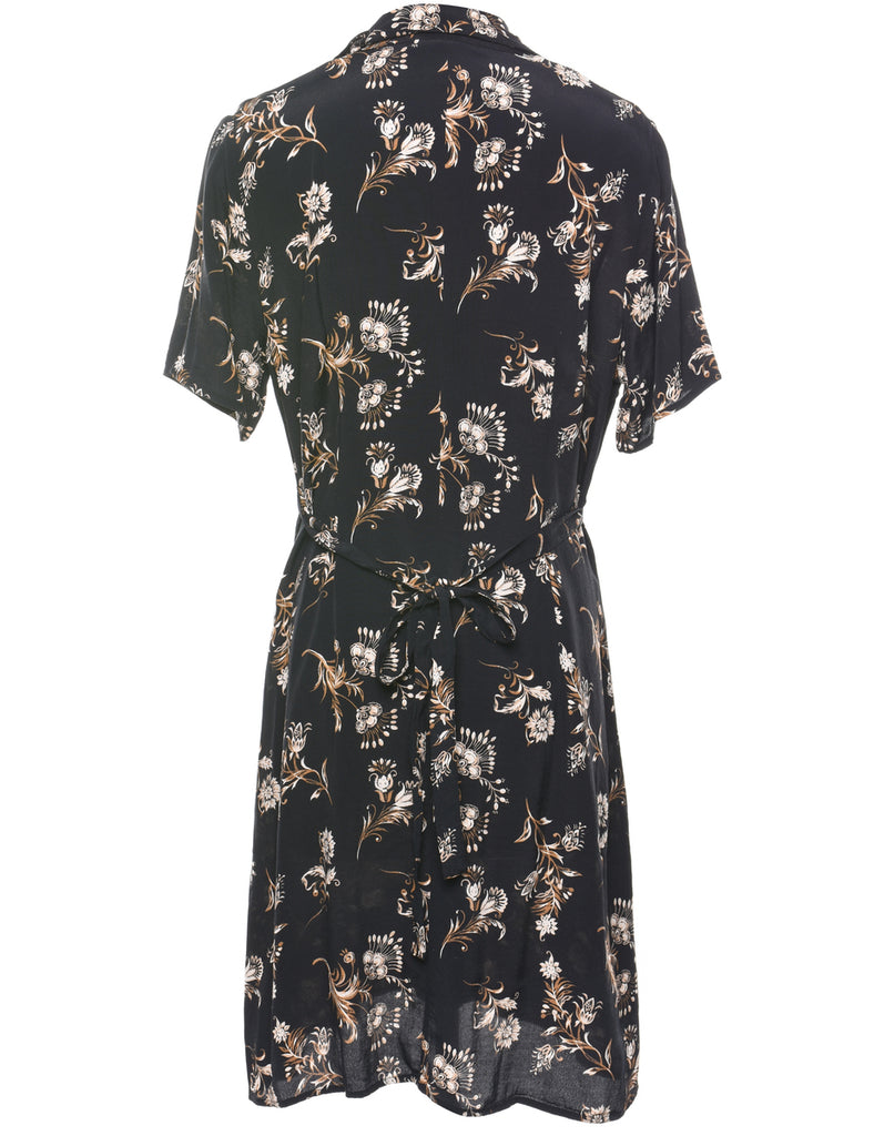 Floral Print Dress - M
