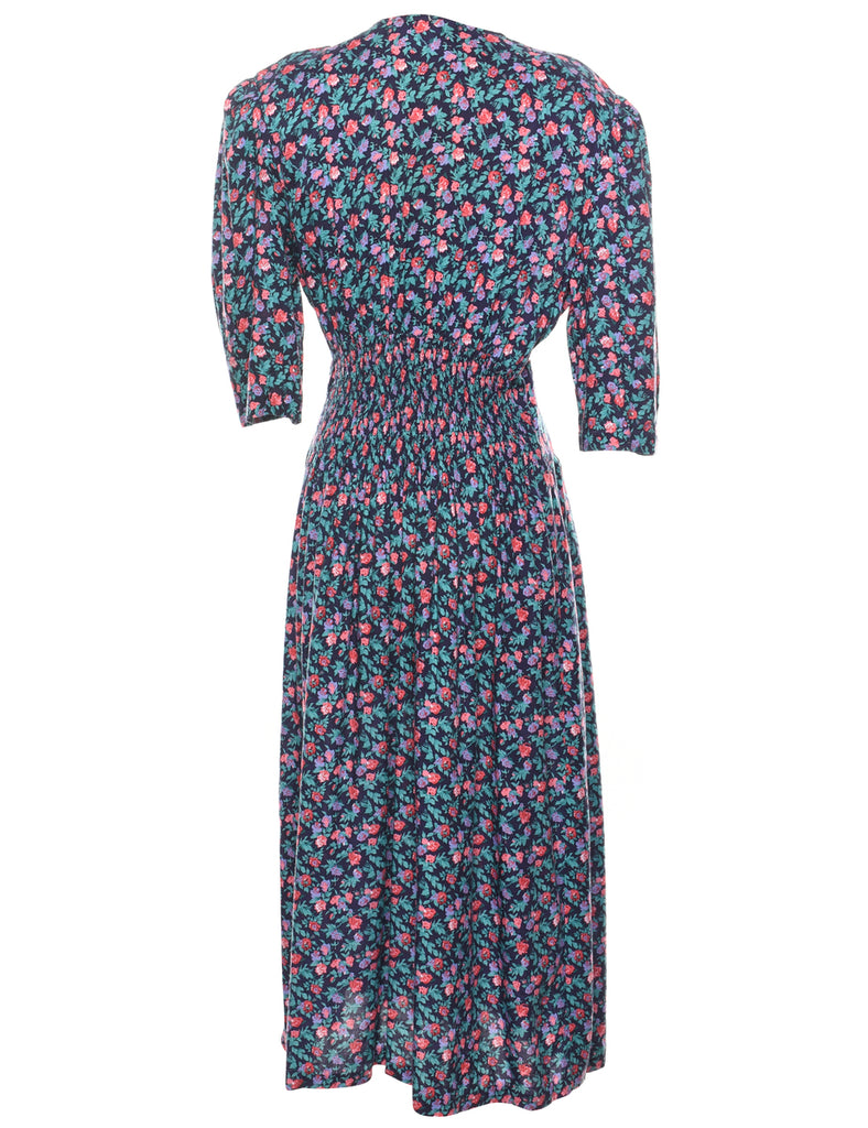 Floral Print Dress - M