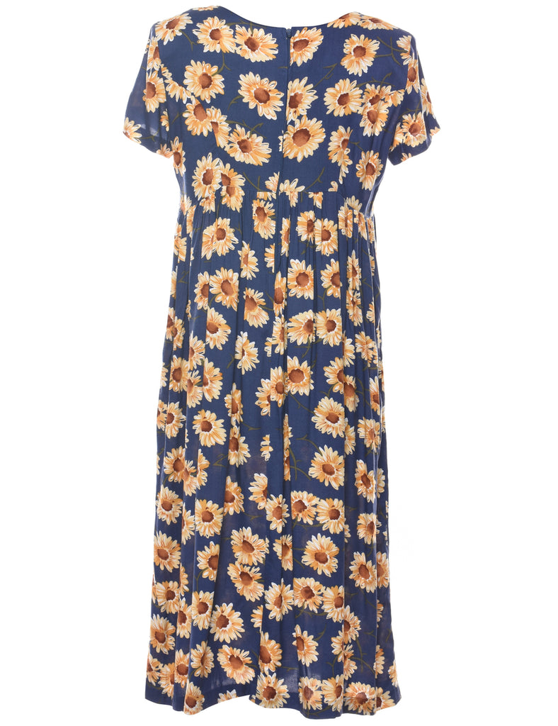 Floral Print Dress - L