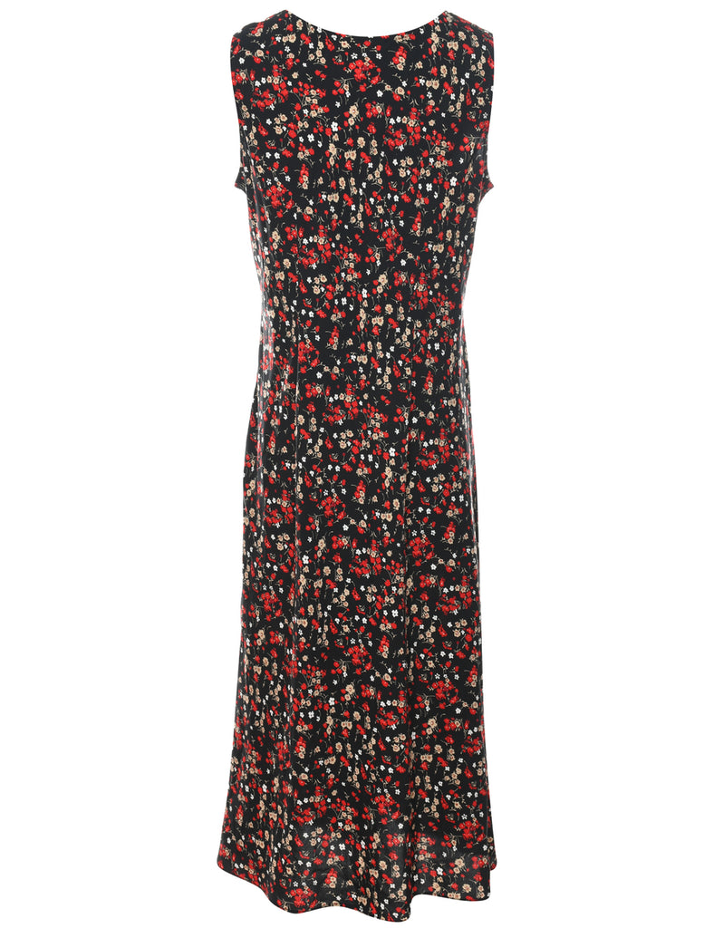 Floral Print Dress - L