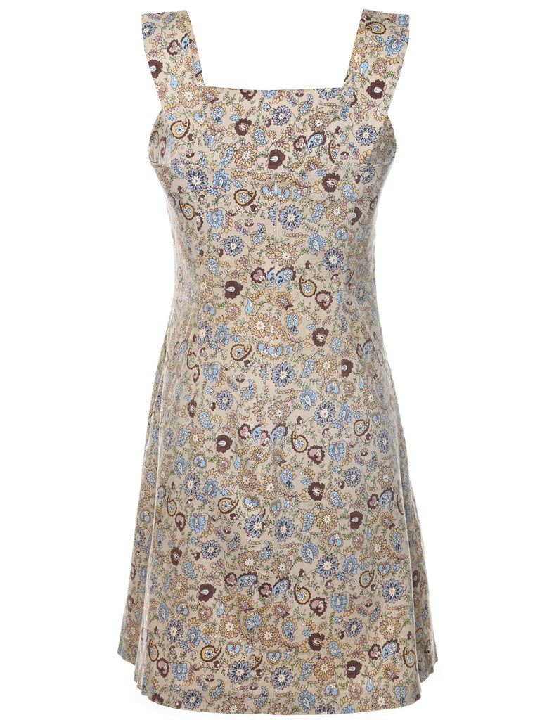 Floral Print Dress - M