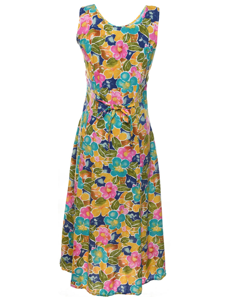 Floral Print Dress - M