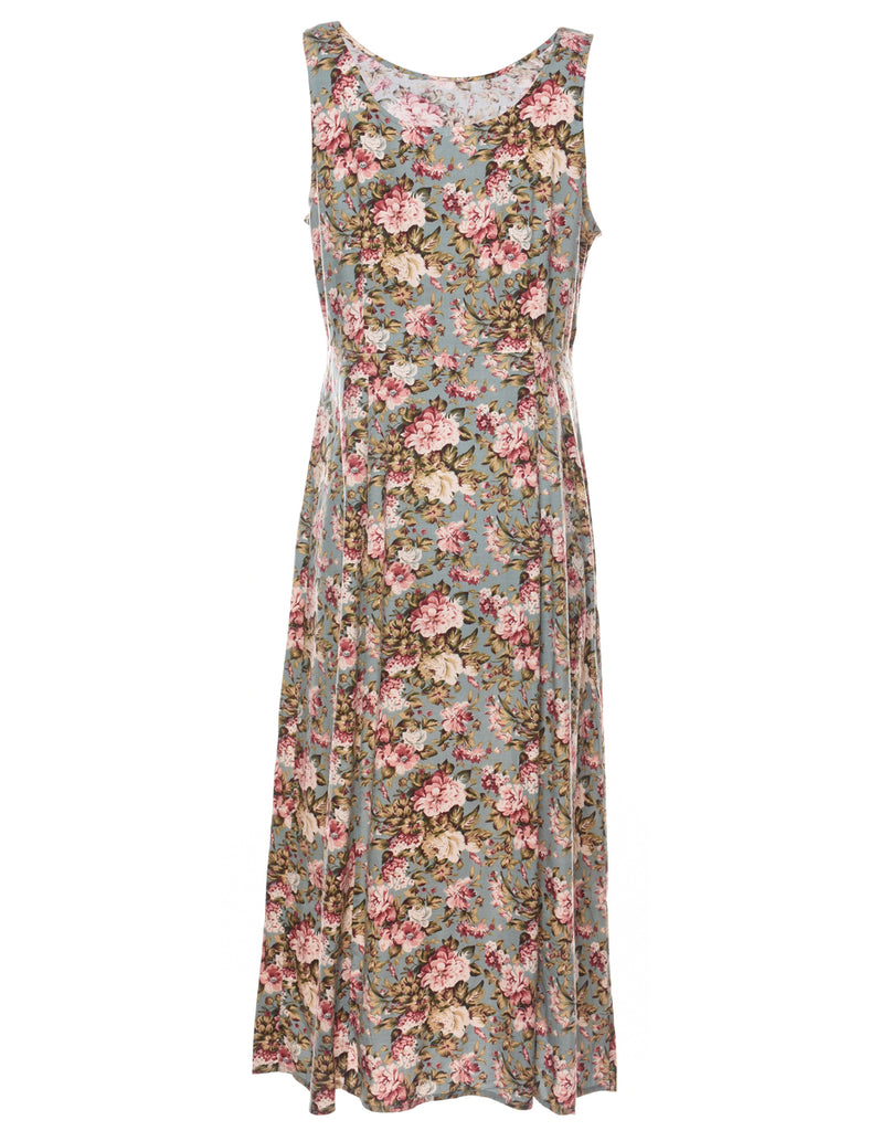 Floral Print Dress - M