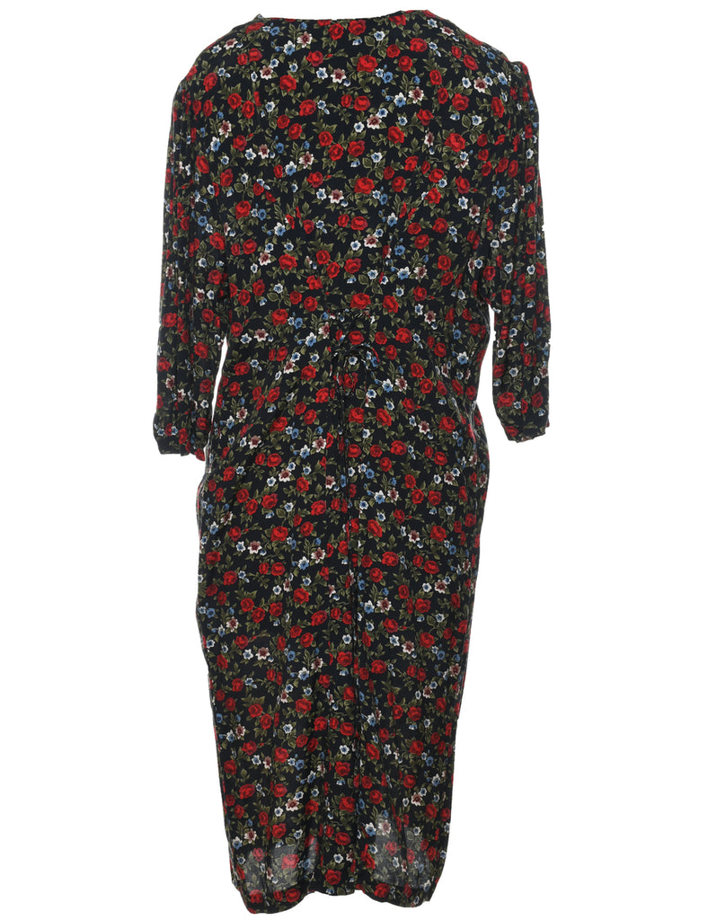 Floral Print Dress - XL