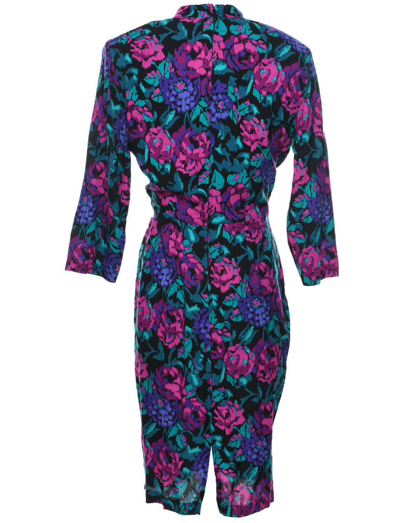 Floral Print Dress - M