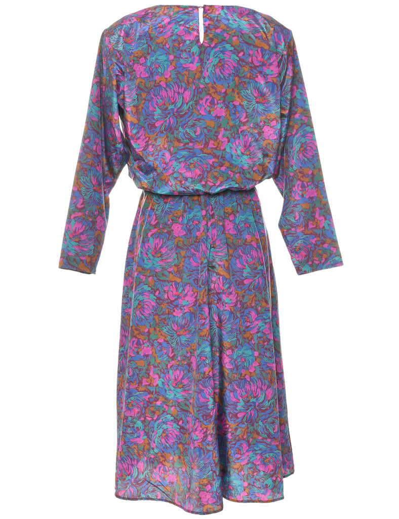 Floral Print Dress - M