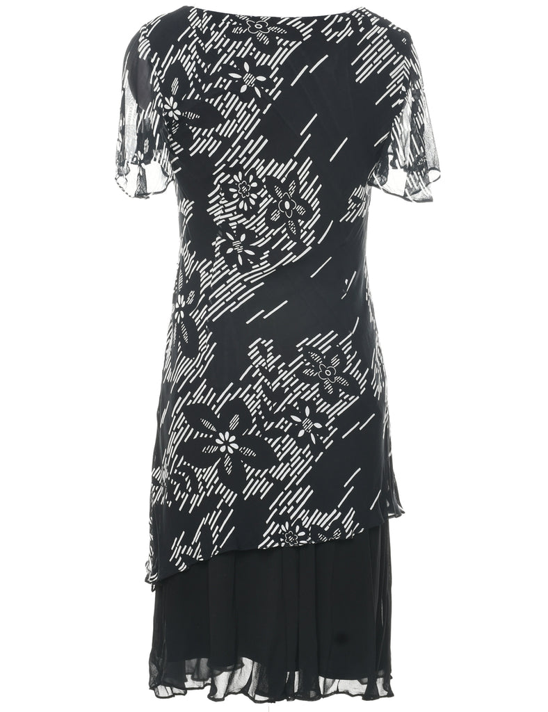 Floral Print Dress - M