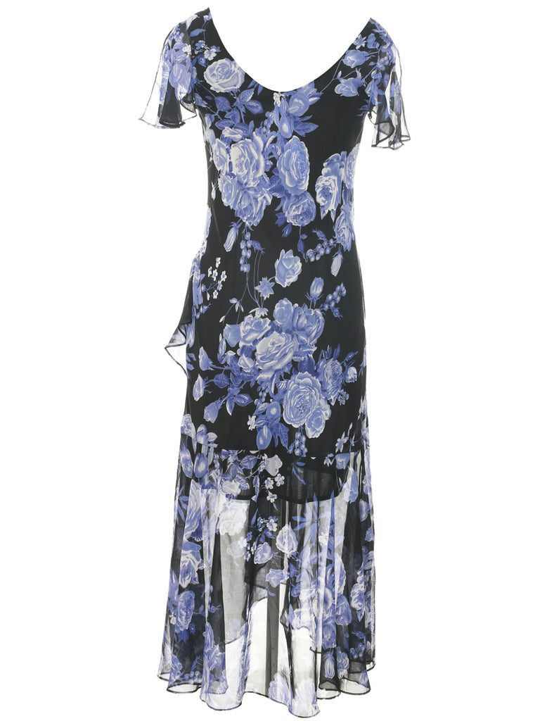 Floral Print Dress - M