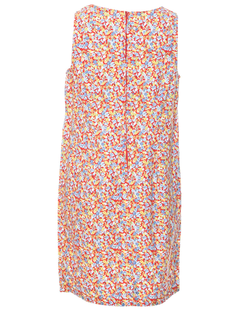 Floral Print Dress - L