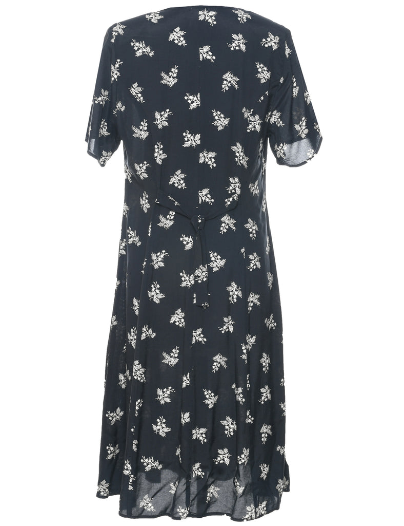 Floral Print Dress - L