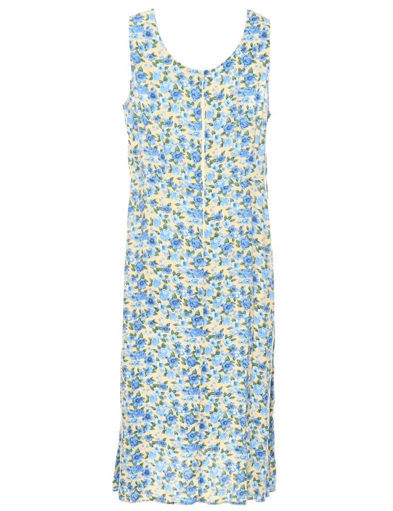 Floral Print Dress - L