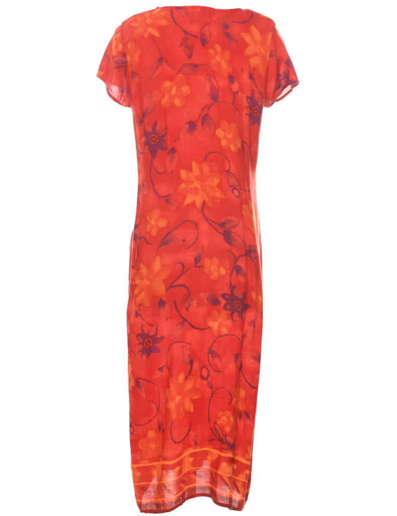 Floral Print Dress - M