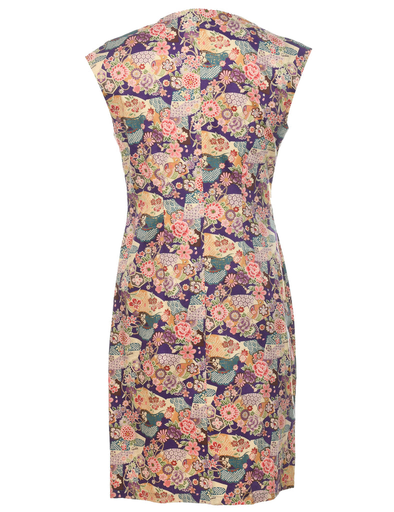 Floral Print Dress - M