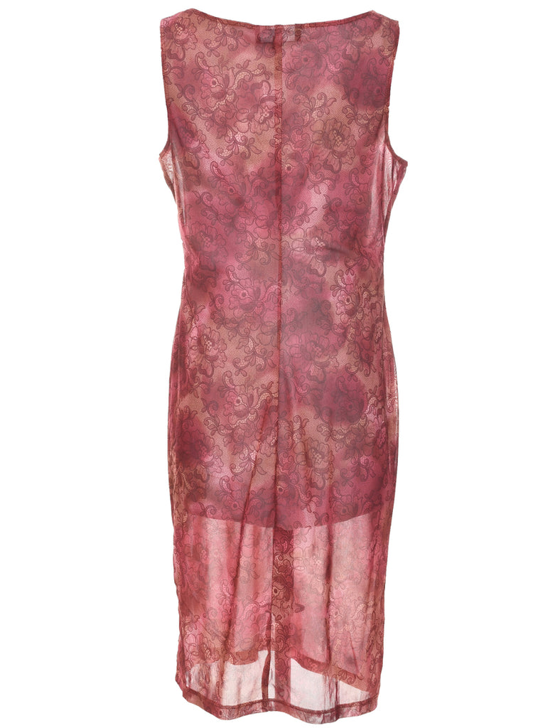 Floral Print Dress - M