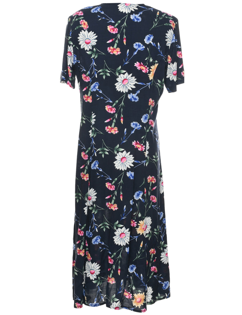 Floral Print Dress - M