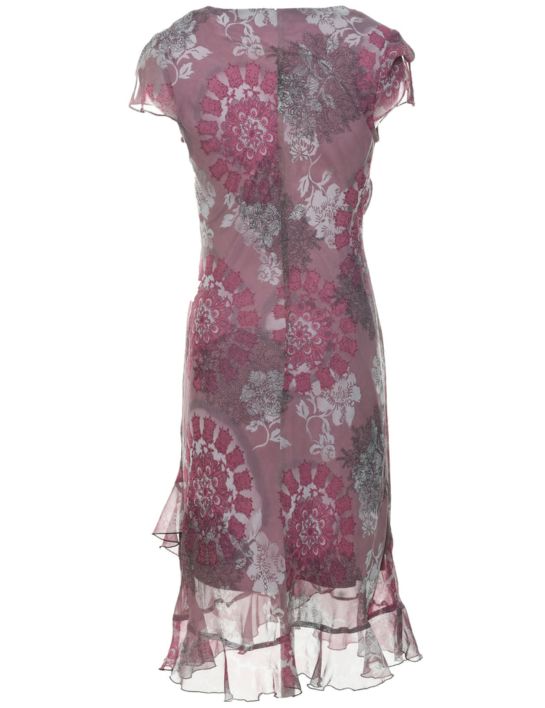 Floral Print Dress - M