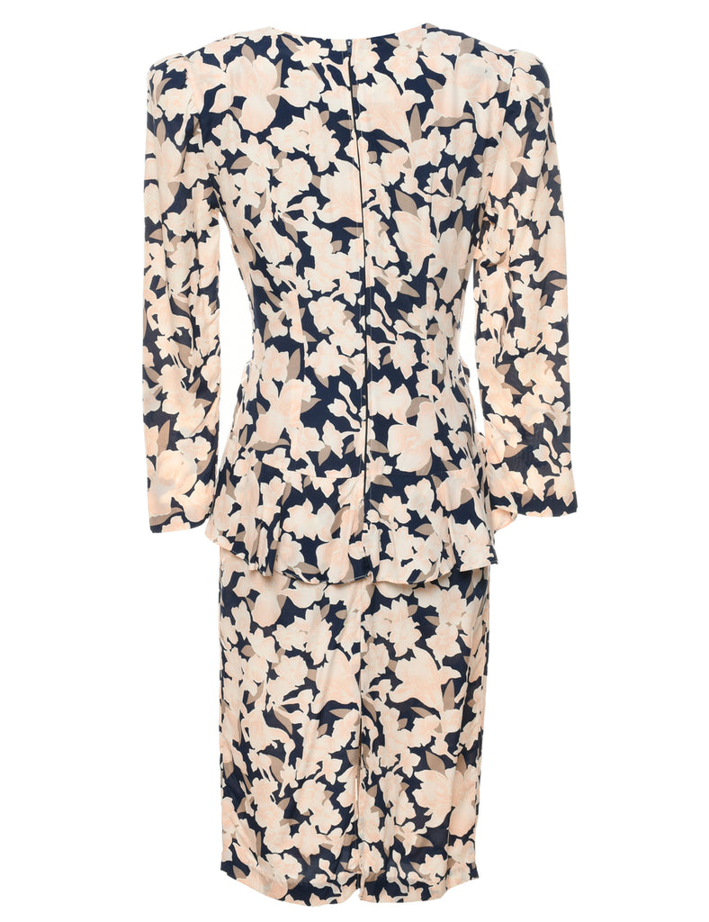 Floral Print Dress - M