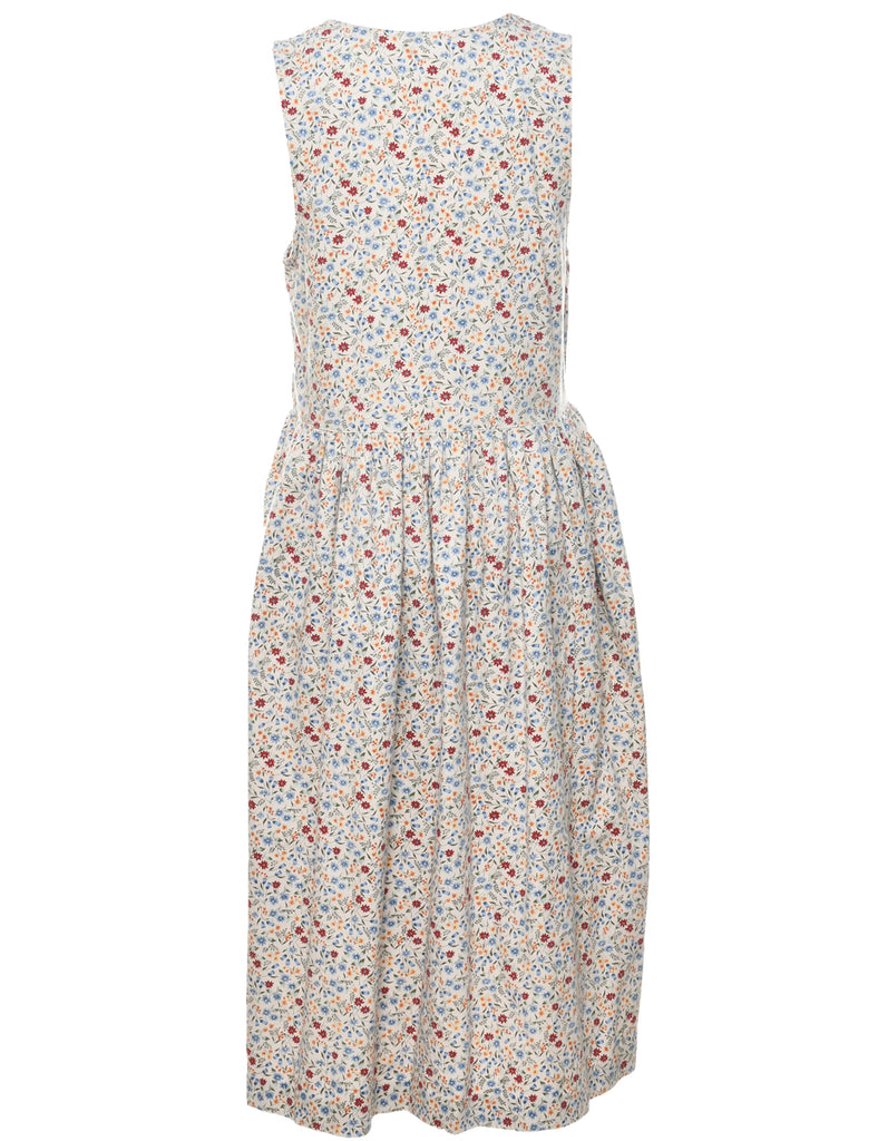 Floral Print Dress - M