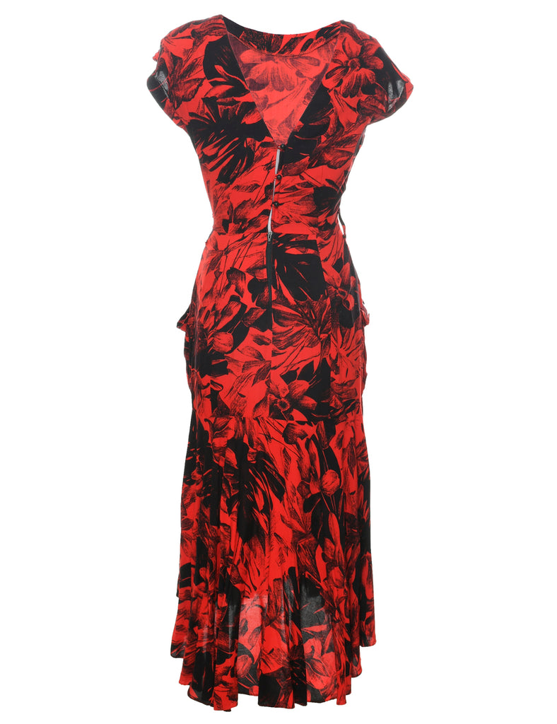 Floral Print Dress - M