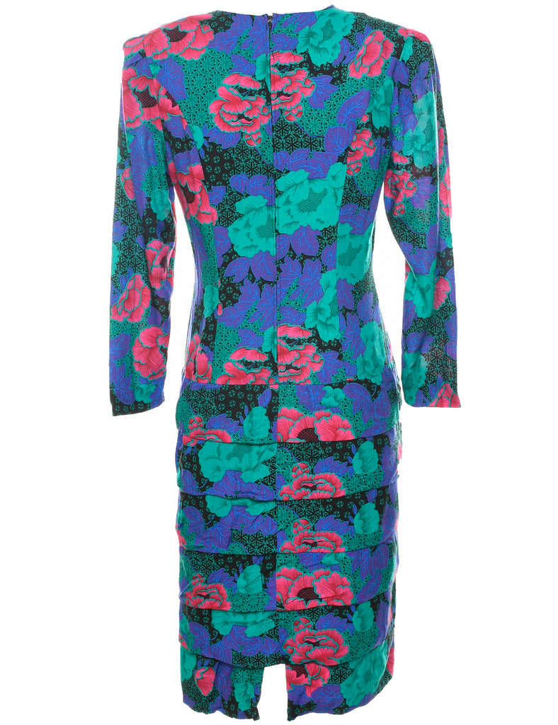 Floral Print Dress - M