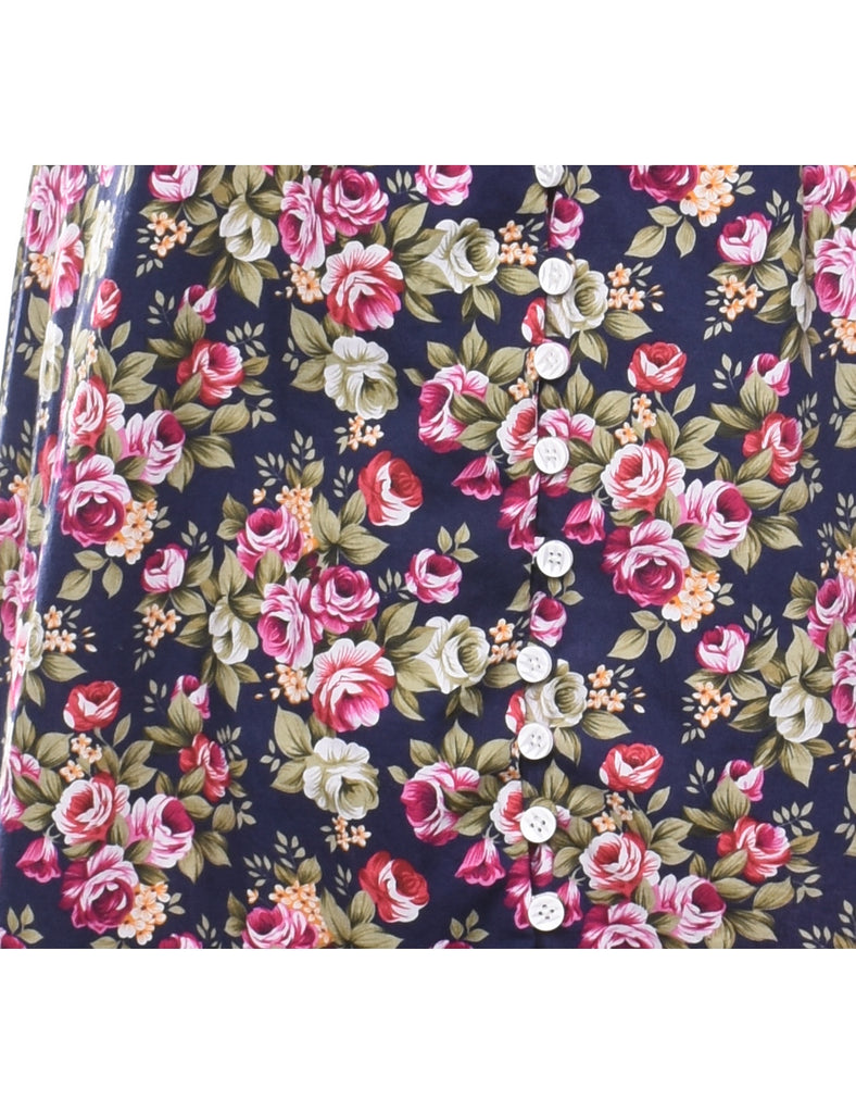 Floral Print Dress - M