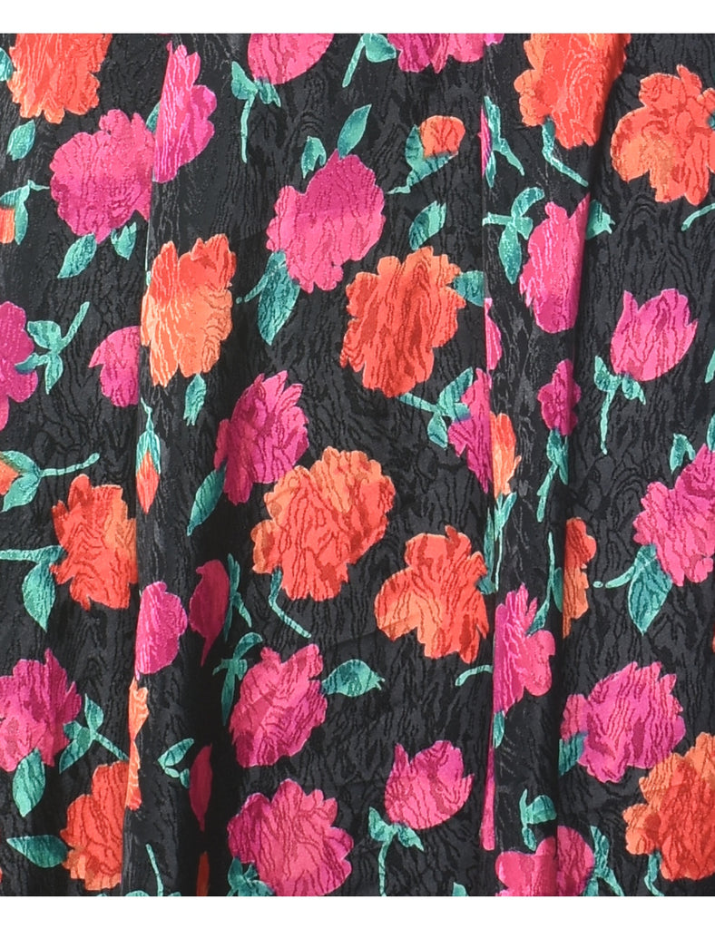 Floral Print Dress - M