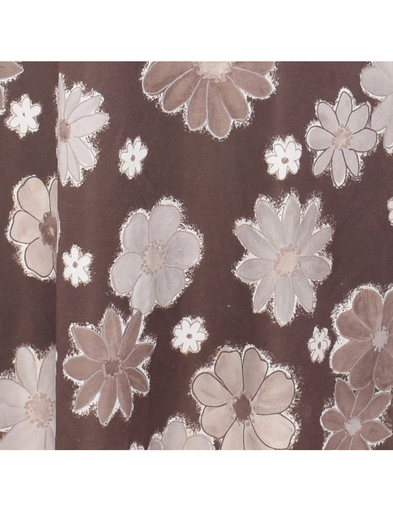 Floral Print Dress - M