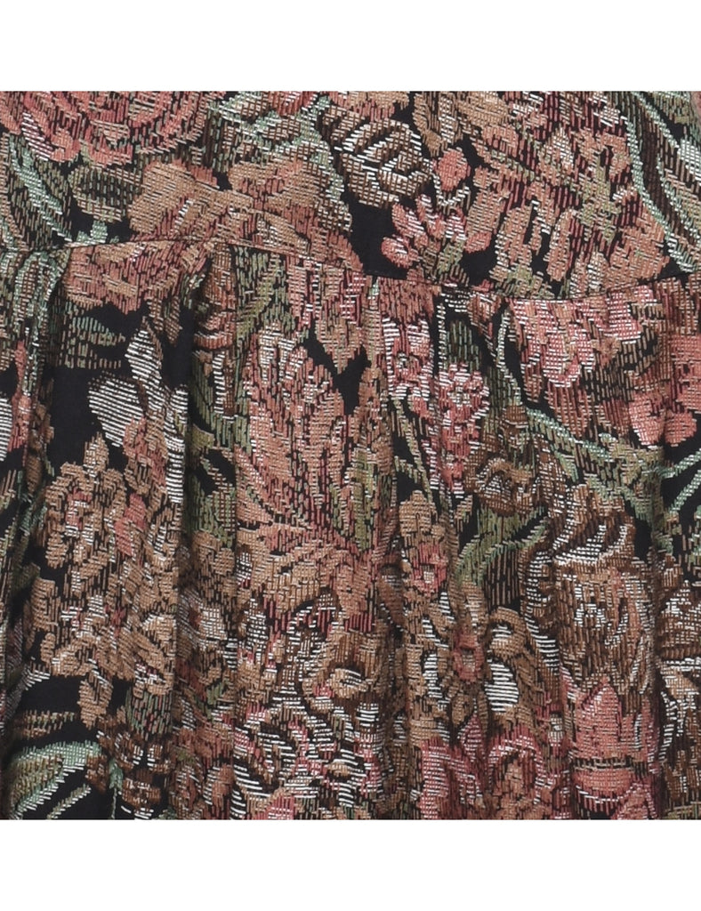 Floral Print Dress - M