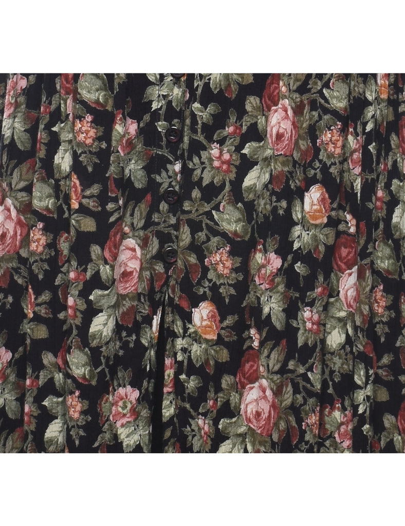 Floral Print Dress - M