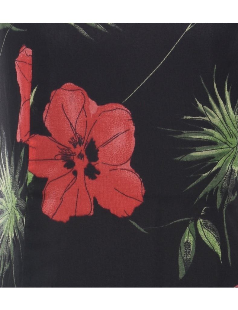 Floral Print Dress - M