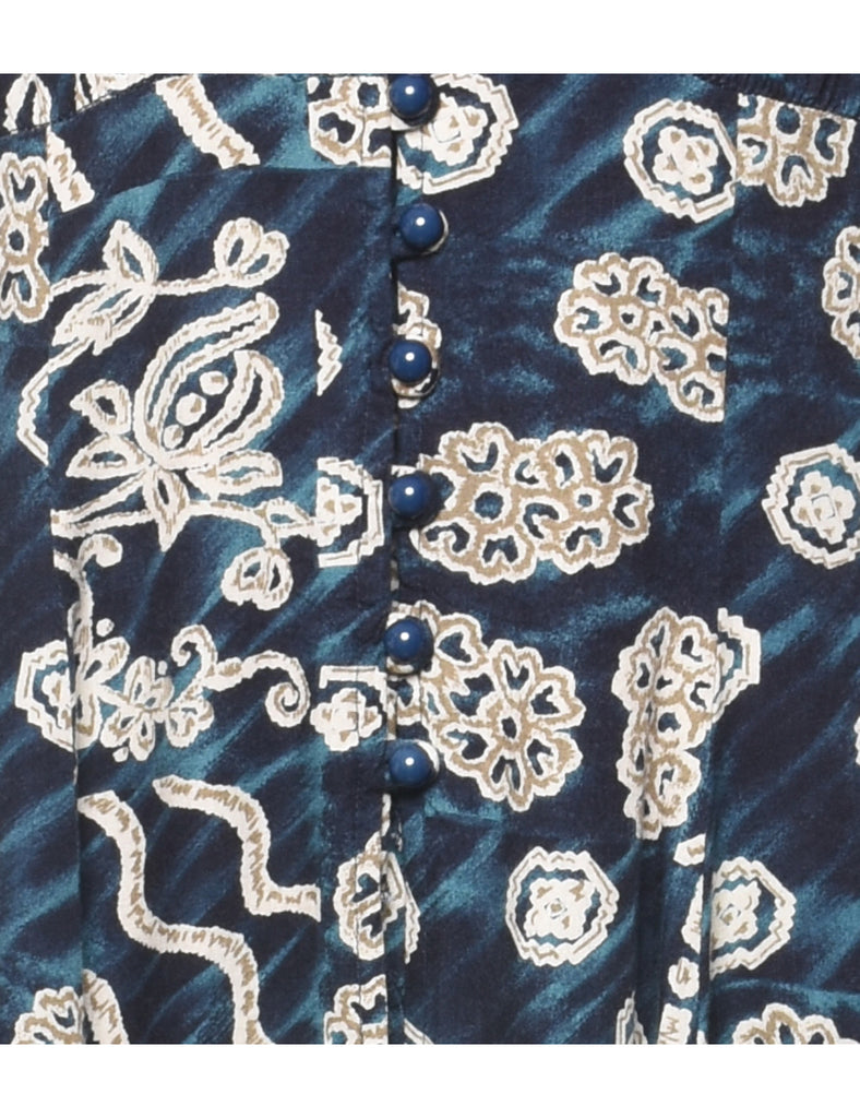 Floral Print Dress - L