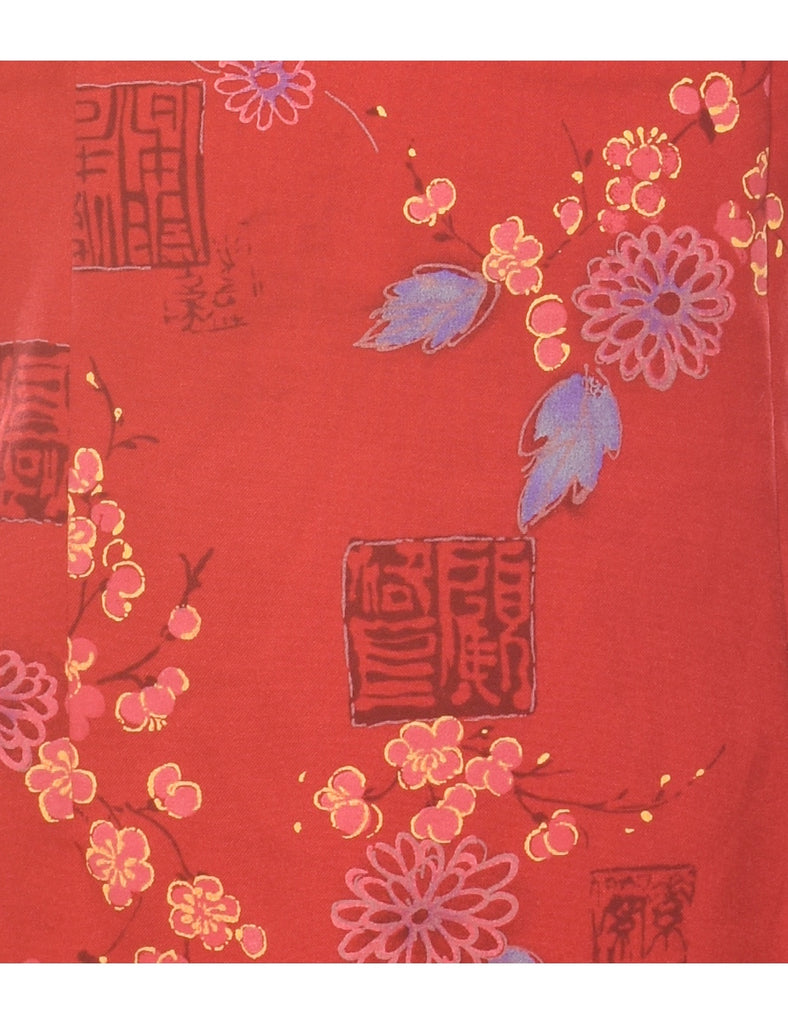 Floral Print Dress - M