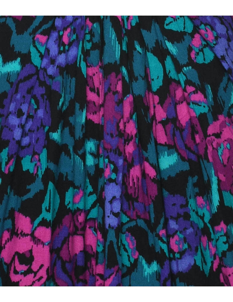 Floral Print Dress - M