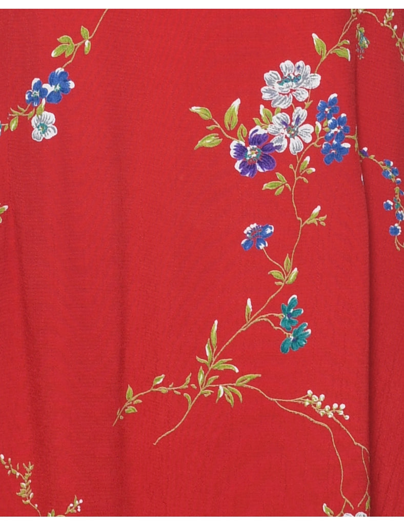 Floral Print Dress - M