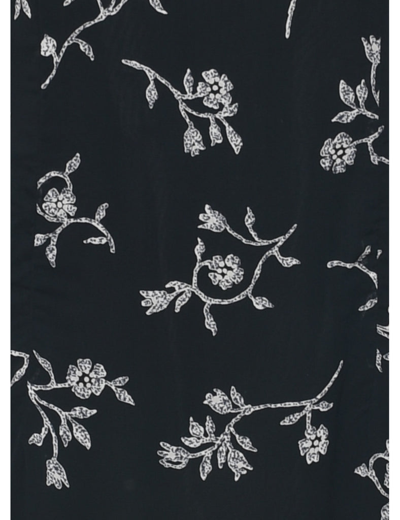 Floral Print Dress - M