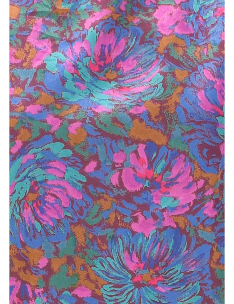 Floral Print Dress - M